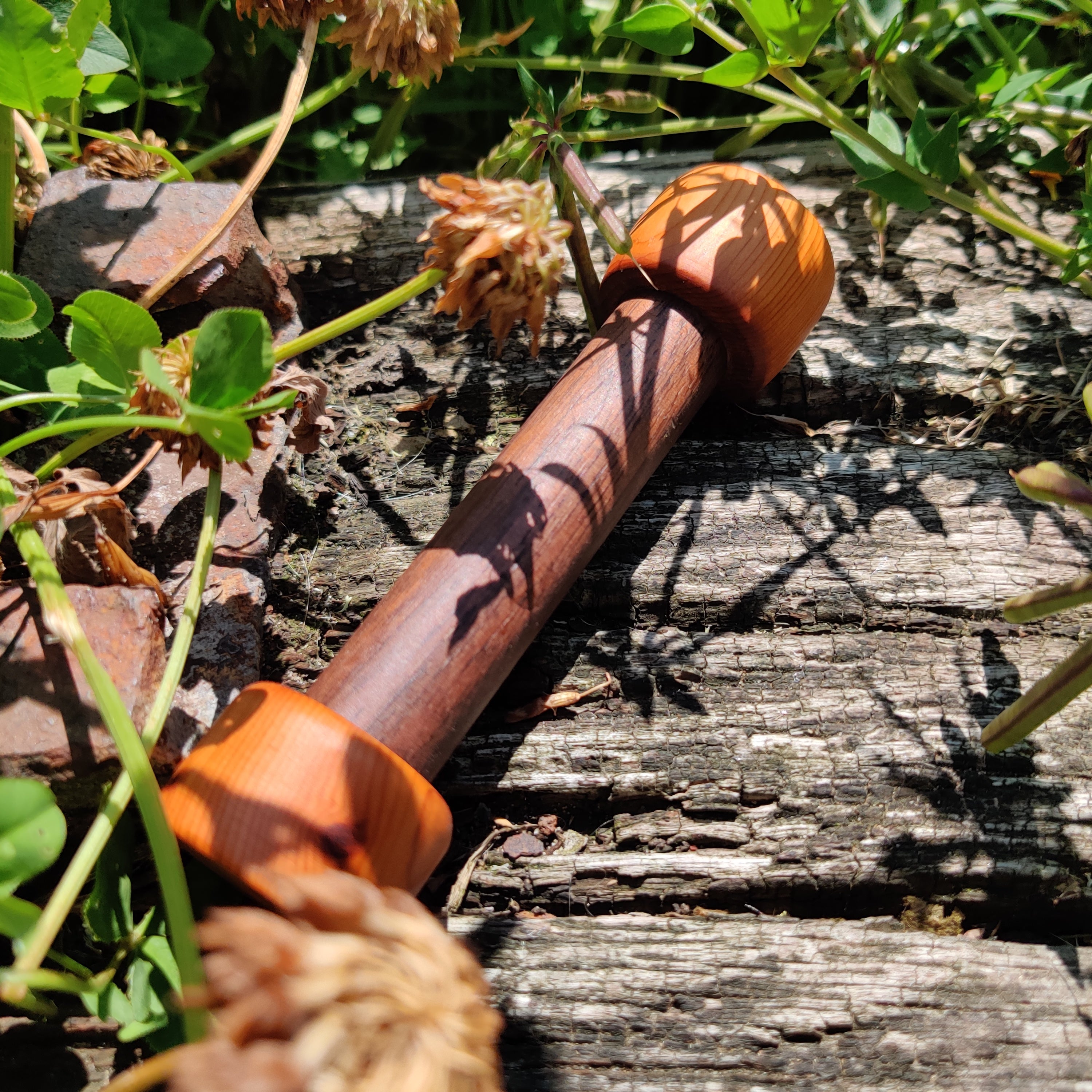Ted Tube with yew caps 120mm
