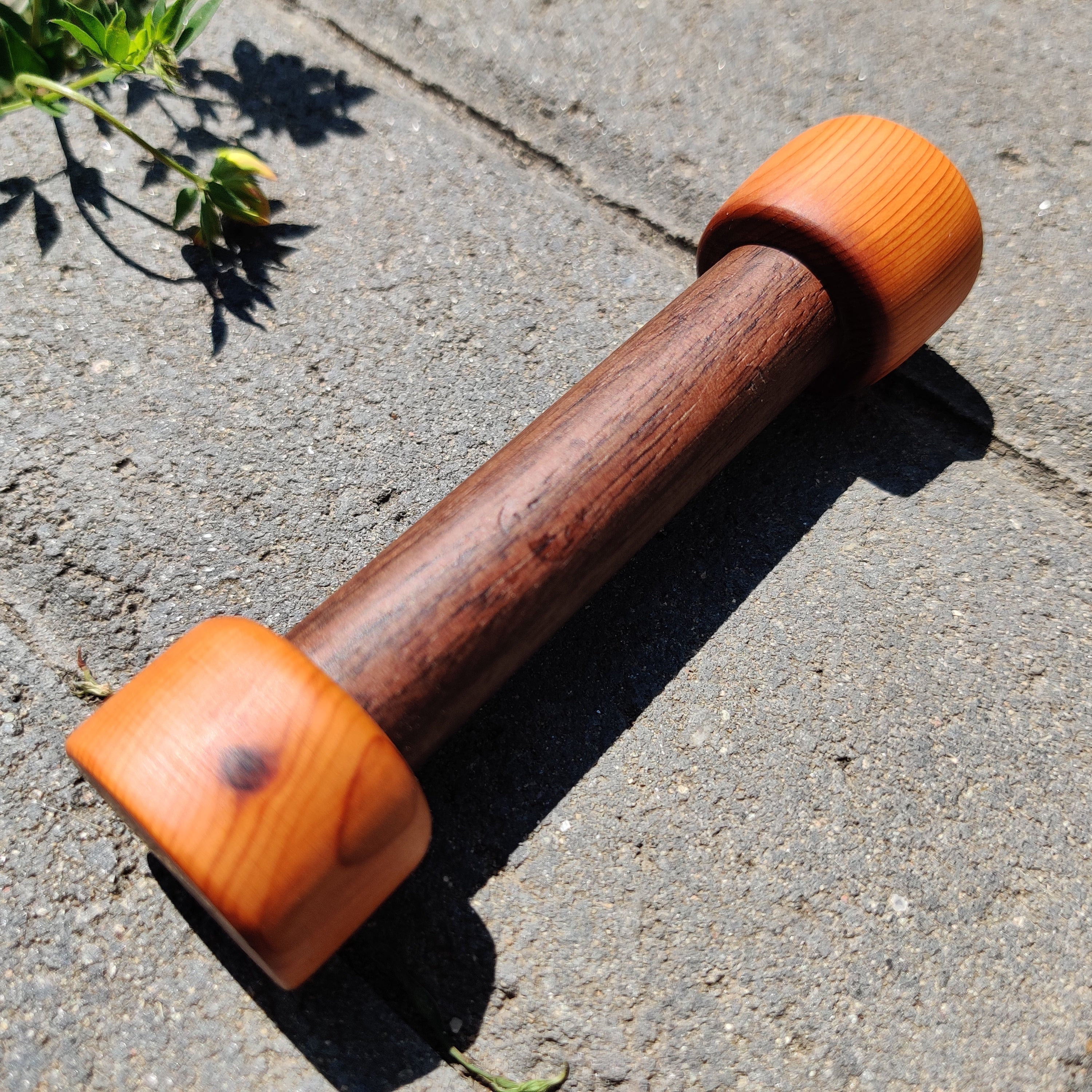 Ted Tube with yew caps 120mm